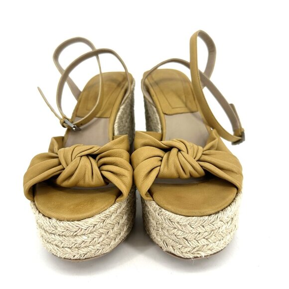 Michael Kors Collection Silvana Runway Platform Sandals Peanut Tan Size 9.5 39.5 - Picture 5 of 9